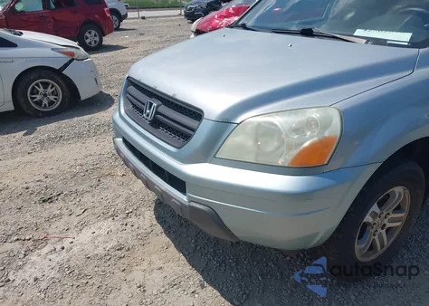 2003 Honda Pilot Ex-L from USA, damaged, VIN 2HKYF18533H000184